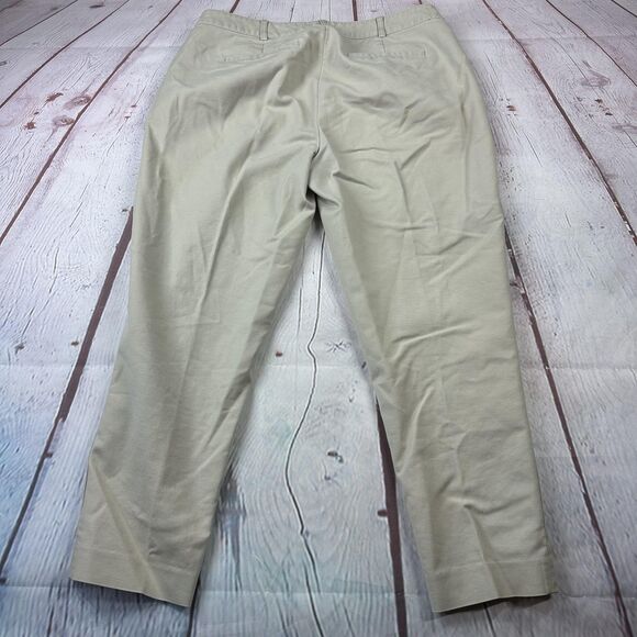 Michael Kors Pants Womens 6 Beige Khaki Stretch Chino Ankle Straight Casual - Picture 11 of 11